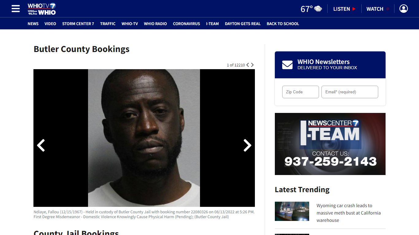 Butler County Inmates – WHIO TV 7 and WHIO Radio